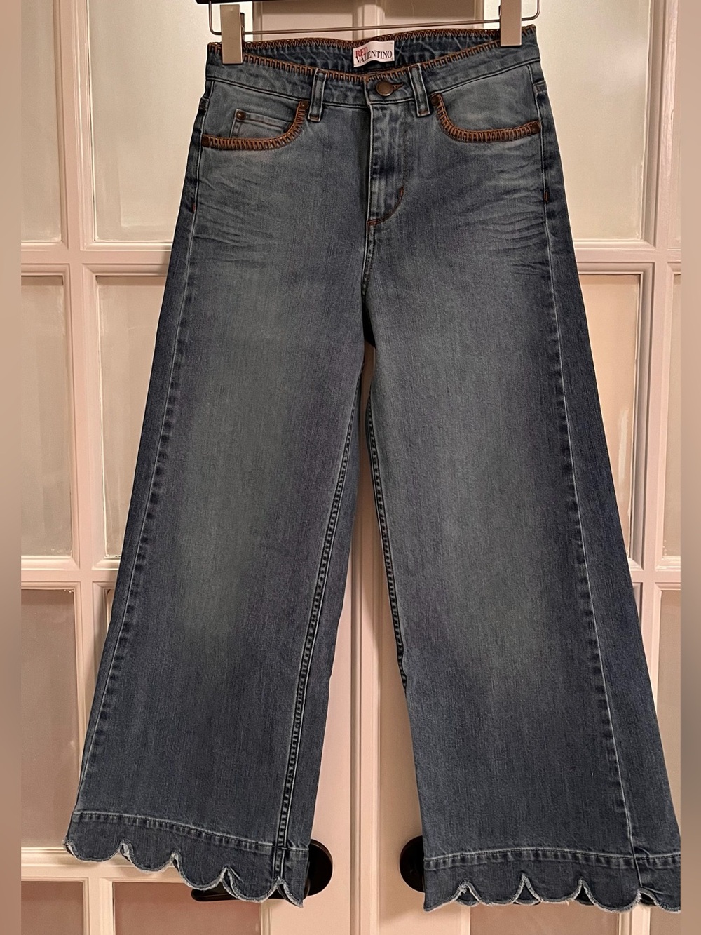 RED Valentino cropped jeans, 24, like new condition Size